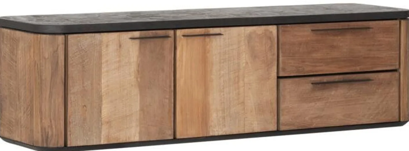 DTP Home Soho Hangend Tv-meubel Bruin, Zwart