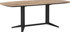 Best DTP Home Soho Teak Eettafel Bruin, Zwart