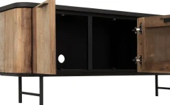 Clearance DTP Home Soho Tv-meubel Bruin, Zwart