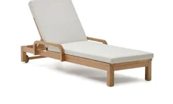 Online Kave Home Sonsaura Outdoor Ligstoel Naturel, Grijs