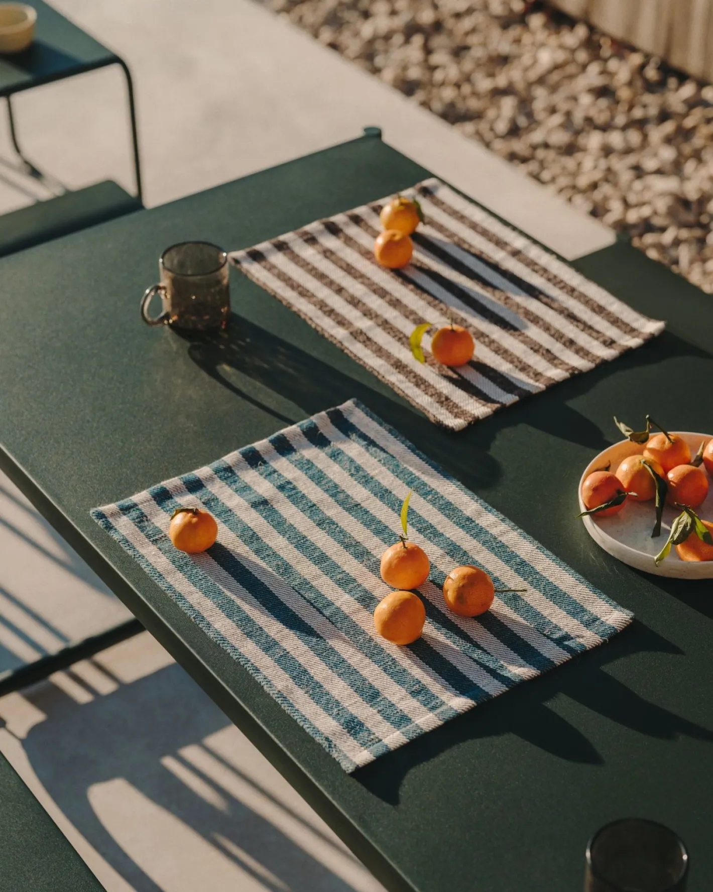 New Kave Home Sotil Outdoor Tuintafel + Bankje Groen