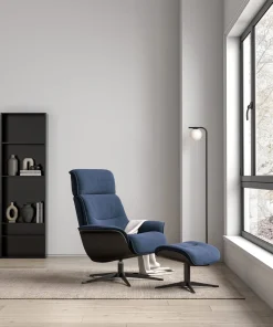 Stressless Spider Fauteuil + Hocker Black