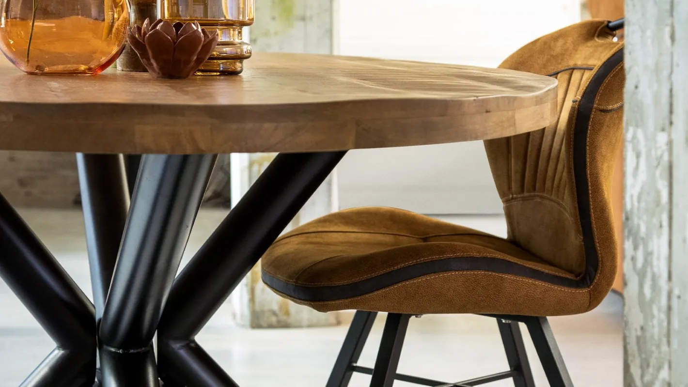 Outlet Feelings Wonen Splash Eetkamerstoel Cognac