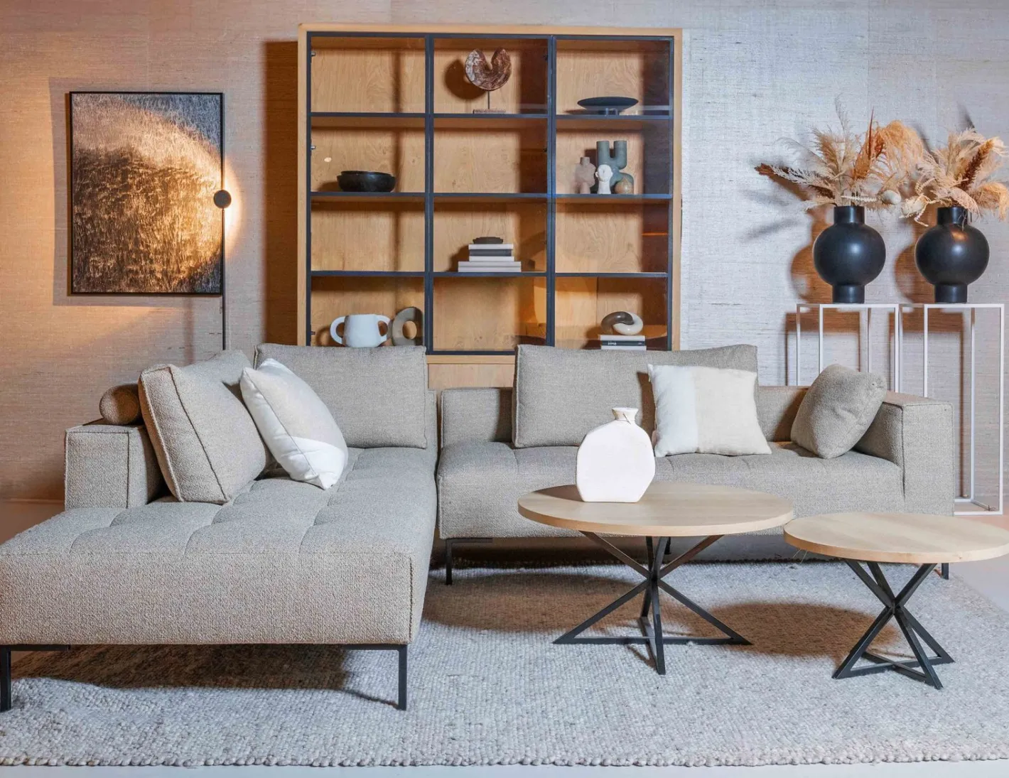 Outlet Eijerkamp Collectie Square Hoekbank Liver