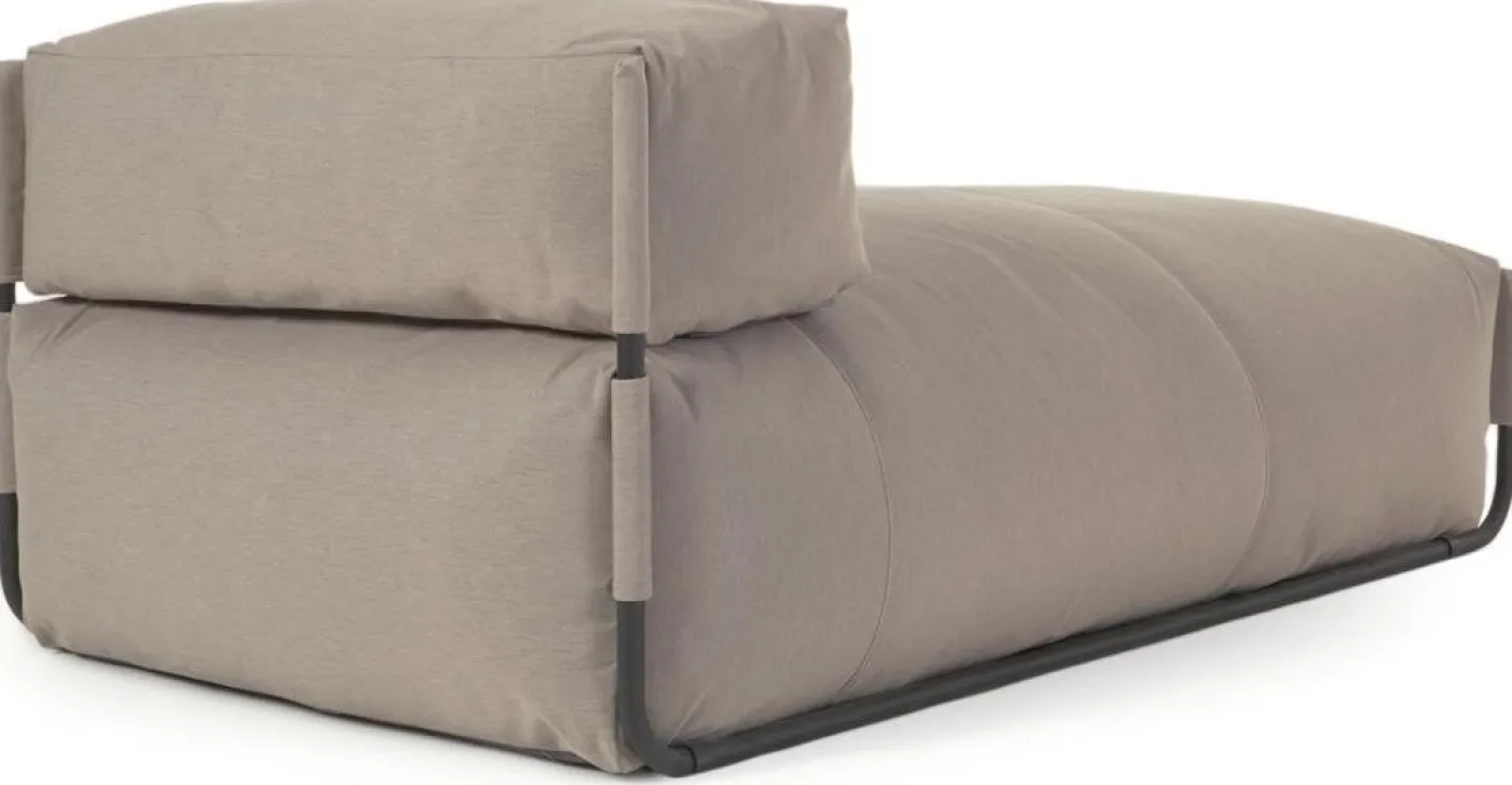 Kave Home Square Outdoor Chaise Longue Groen