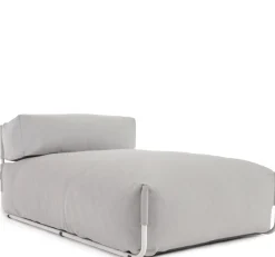 New Kave Home Square Outdoor Chaise Longue Grijs