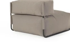 Clearance Kave Home Square Outdoor Lounge Fauteuil Groen