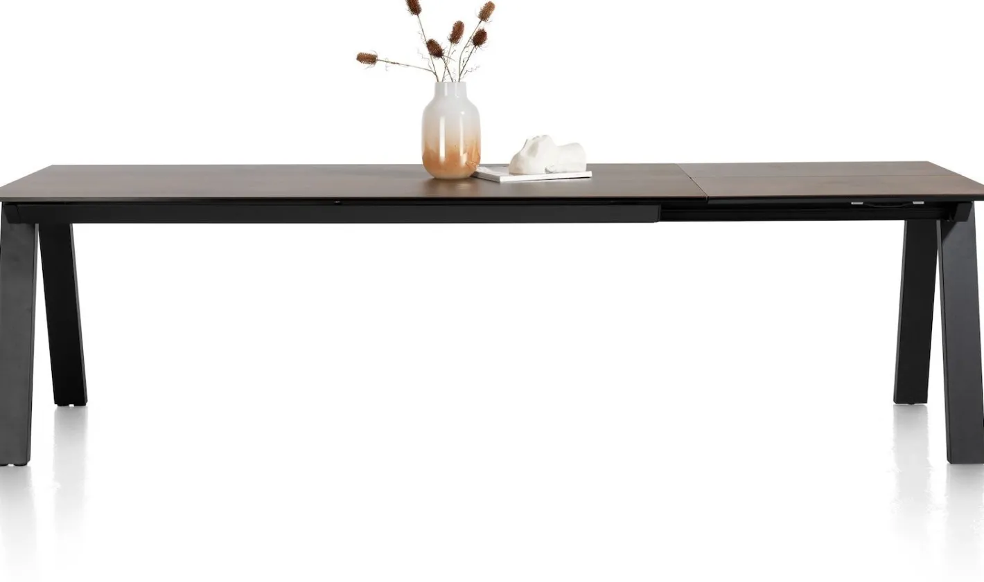 Outlet Henders en Hazel Stanford Uitschuiftafel Roest