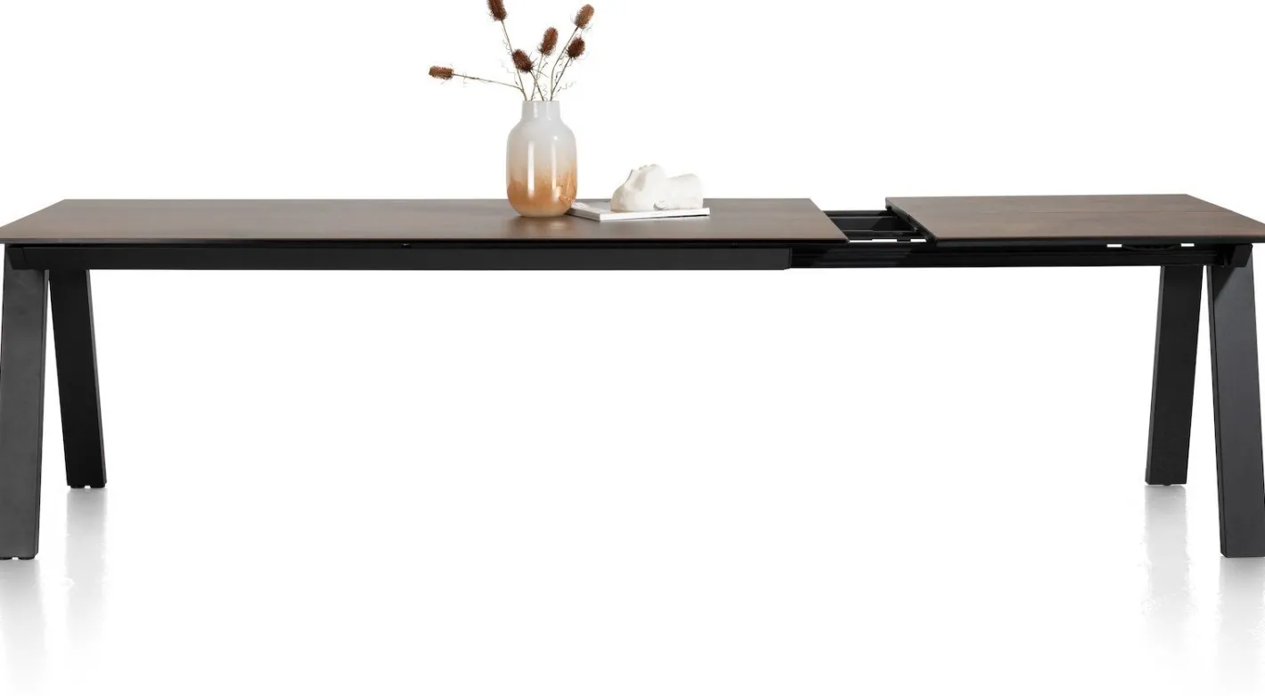 Outlet Henders en Hazel Stanford Uitschuiftafel Roest