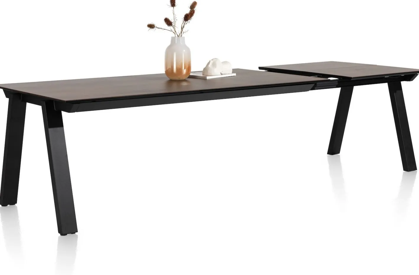 Outlet Henders en Hazel Stanford Uitschuiftafel Roest