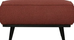 Discount WOOOD Statement Bouclé Hocker Chestnut