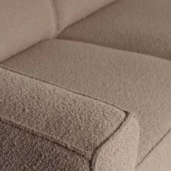 Sale WOOOD Statement Bouclé Links Hoekbank Nougat