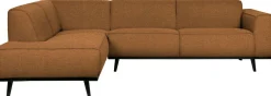 Clearance WOOOD Statement Bouclé Links Hoekbank Butter