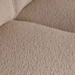 WOOOD Statement Bouclé XL 4-Zitsbank Beige