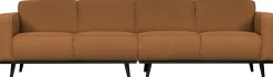 Sale WOOOD Statement Bouclé 4-Zitsbank Butter