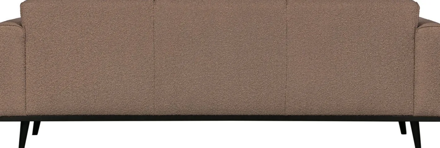 Clearance WOOOD Statement Bouclé 3-Zitsbank Nougat