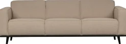 Outlet WOOOD Statement Bouclé 3-Zitsbank Beige