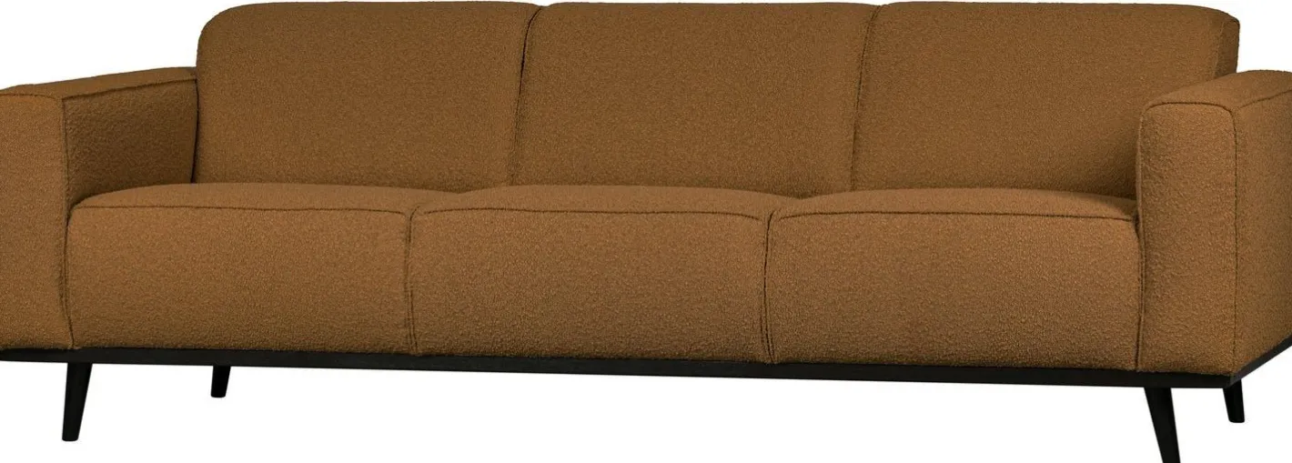 Sale WOOOD Statement Bouclé 3-Zitsbank Butter