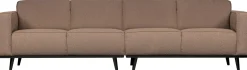 Hot WOOOD Statement Bouclé 4-Zitsbank Nougat