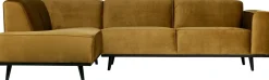 Sale WOOOD Statement Links Hoekbank Honey Yellow