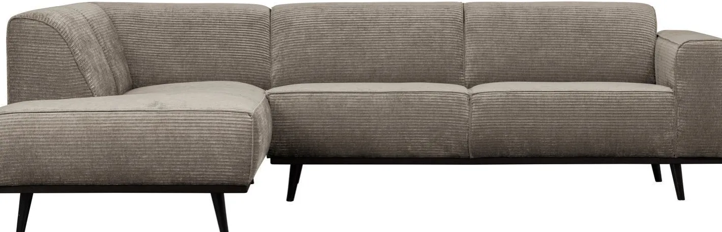 Sale WOOOD Statement Links Rib Hoekbank Clay