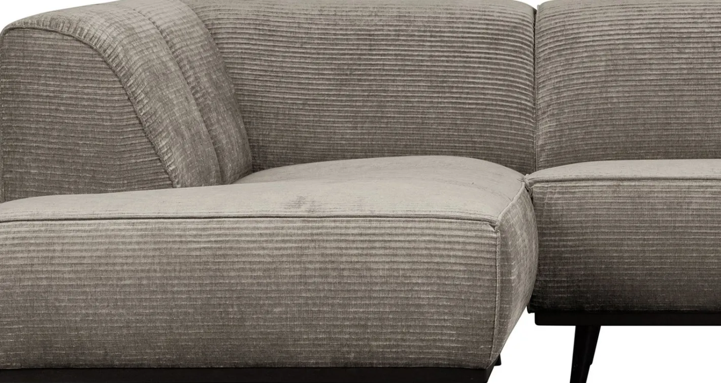 Sale WOOOD Statement Links Rib Hoekbank Clay
