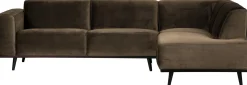 Outlet WOOOD Statement Rechts Hoekbank Taupe