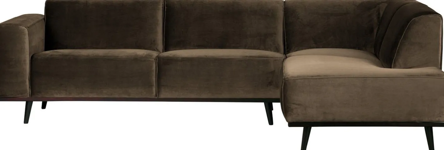 Outlet WOOOD Statement Rechts Hoekbank Taupe