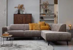 Discount WOOOD Statement Rechts Rib Hoekbank Taupe