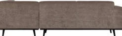 Discount WOOOD Statement Rechts Rib Hoekbank Taupe