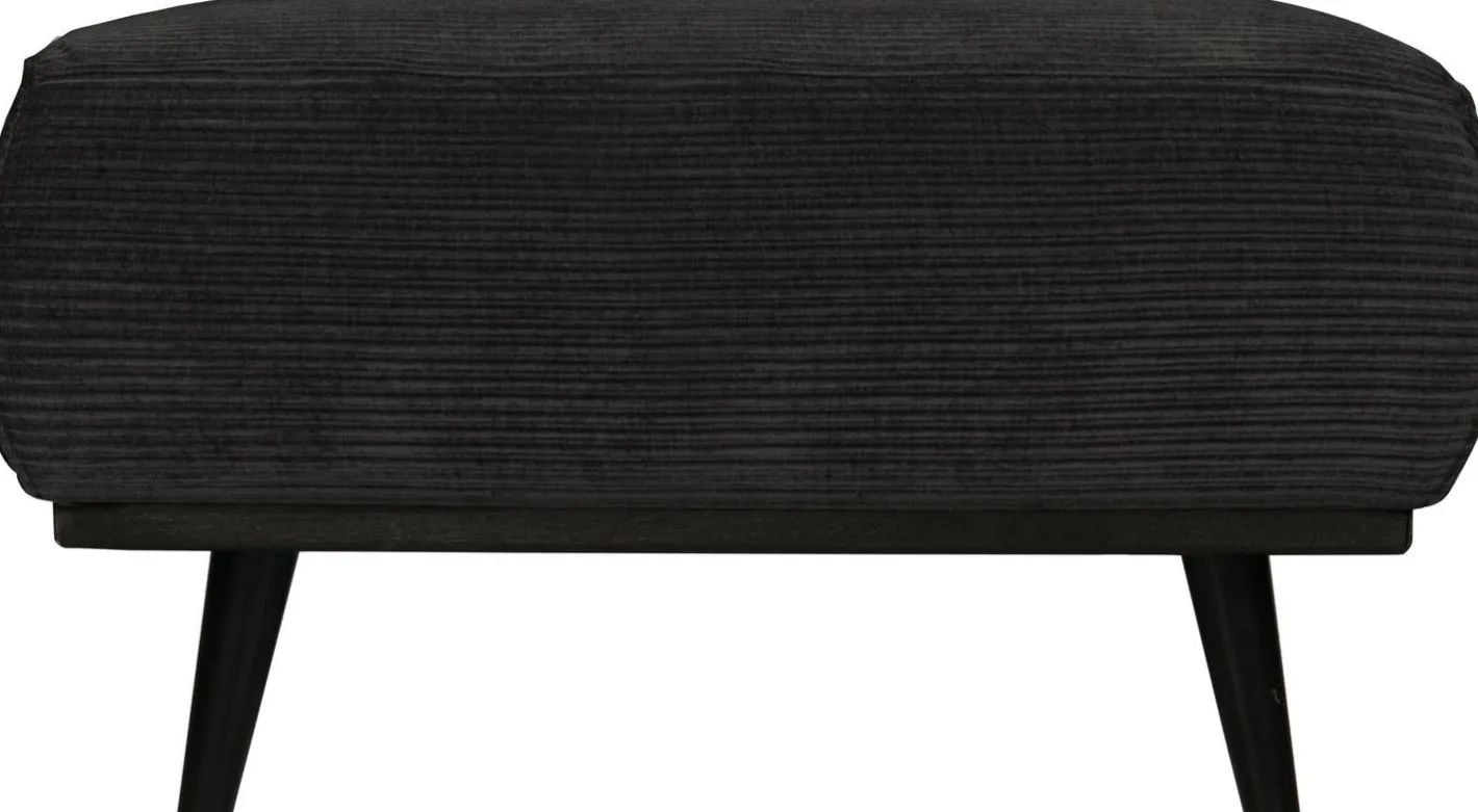 Hot WOOOD Statement Rib Hocker Graphite