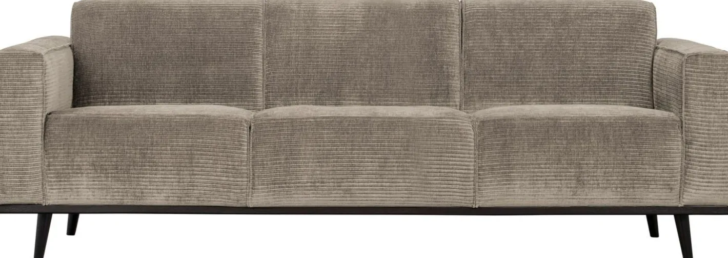 New WOOOD Statement Rib 3-Zitsbank Clay
