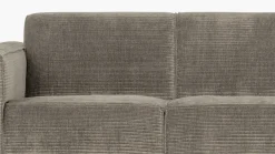 WOOOD Statement Rib 4-zitsbank Clay