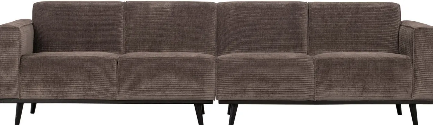 Online WOOOD Statement Rib 4-zitsbank Taupe