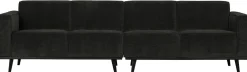 WOOOD Statement Rib 4-zitsbank Graphite
