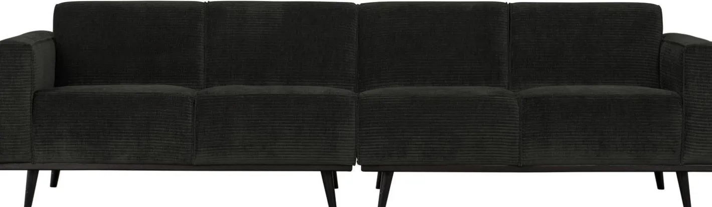 WOOOD Statement Rib 4-zitsbank Graphite