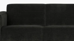 WOOOD Statement Rib 4-zitsbank Graphite