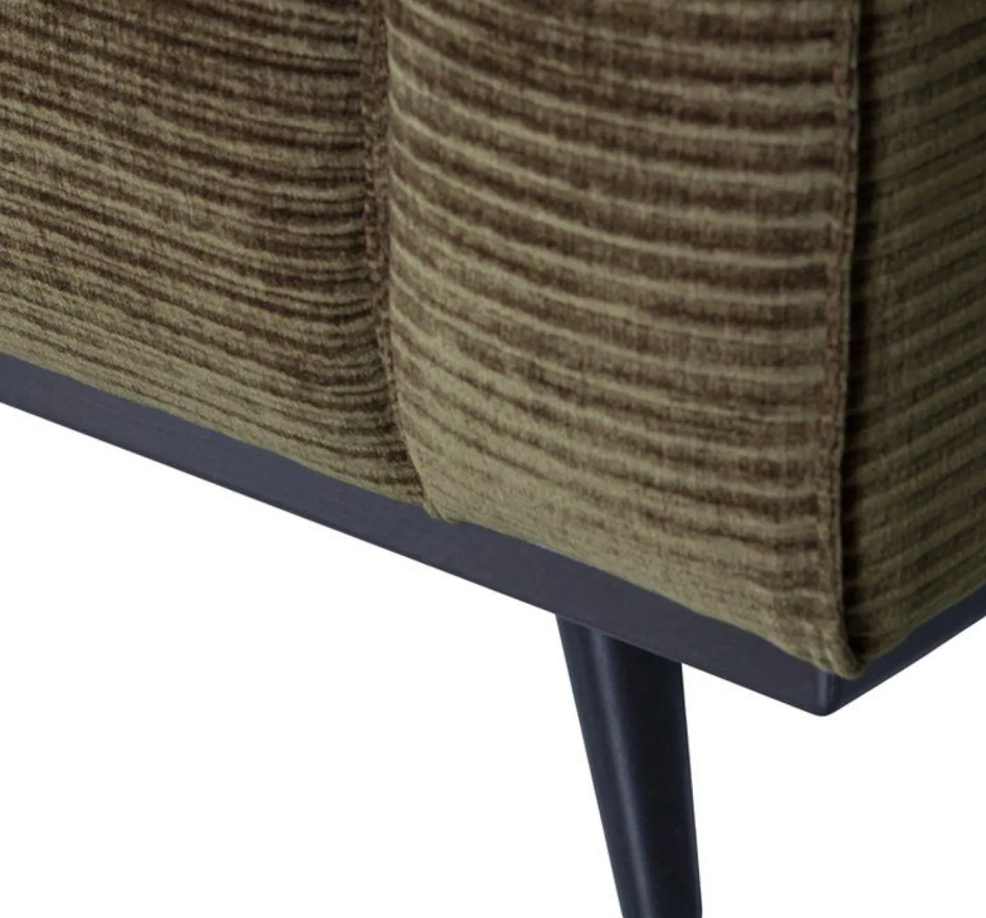 New WOOOD Statement Rib 4-zitsbank Warm Green
