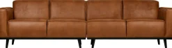Clearance WOOOD Statement XL 4-zitsbank Cognac