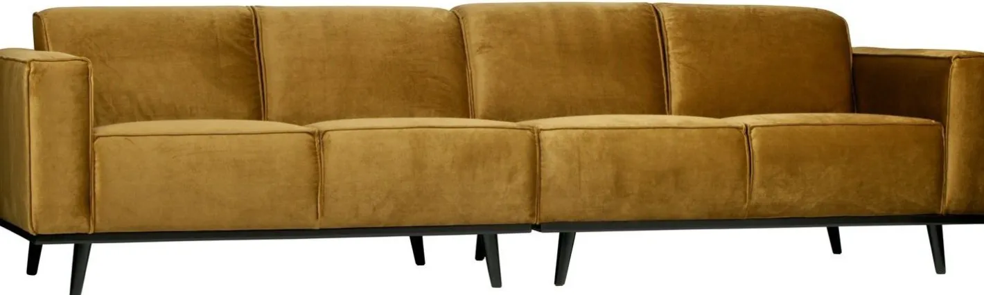Hot WOOOD Statement 4-zitsbank Honey Yellow