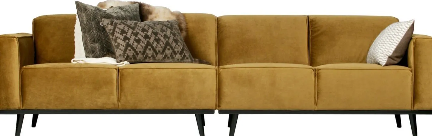 Hot WOOOD Statement 4-zitsbank Honey Yellow