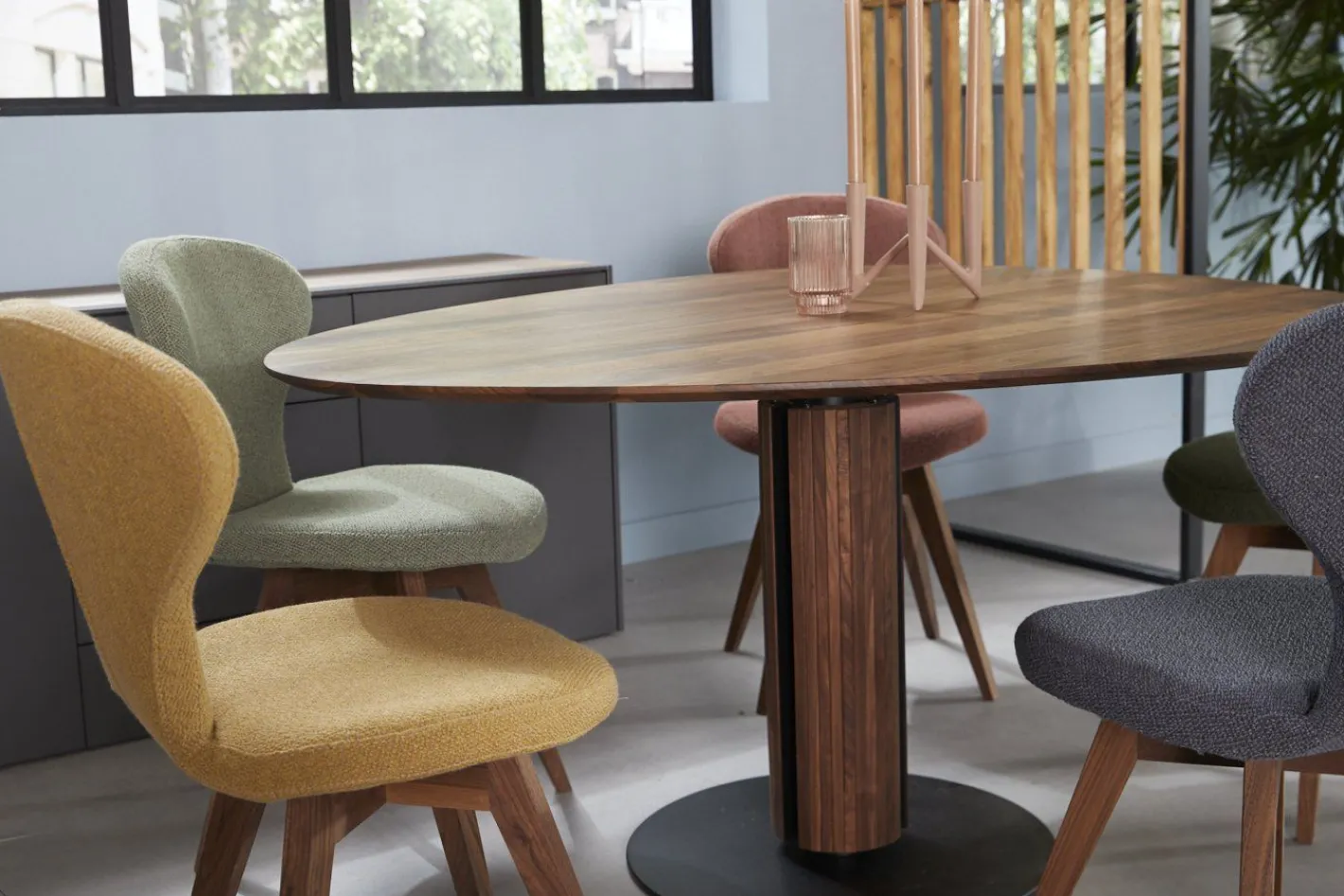 New Bree's New World Steely Eettafel Naturel