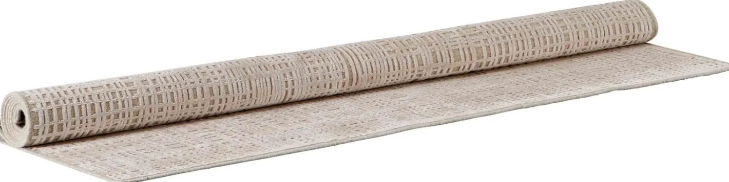 Sale Montèl Stibe Vloerkleed White, Beige