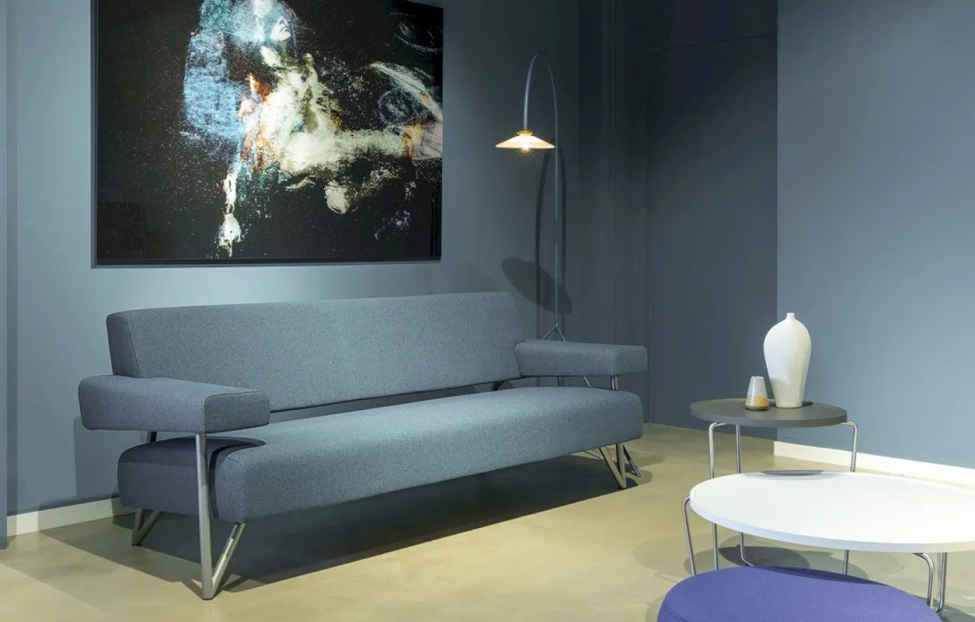 Discount Havee Stone Zitbank Blauw