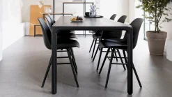 Zuiver Storm Eettafel Black