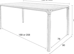 Zuiver Storm Eettafel Black