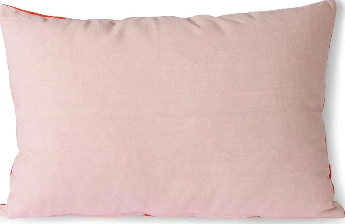 Online HKLIVING Striped Velvet Koraal Sierkussen Rood, Roze