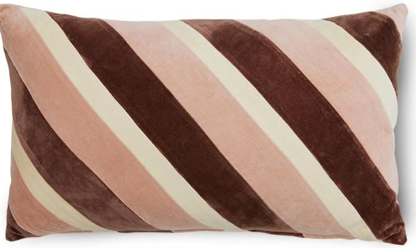 Clearance HKLIVING Striped Velvet Sierkussen Rose
