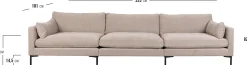 Clearance Zuiver Summer 4,5-Zitsbank Latte
