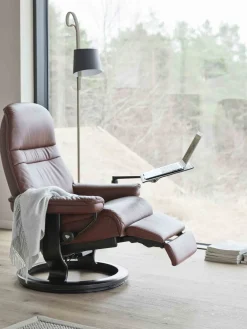 Hot Stressless Sunrise Relaxfauteuil Zwart